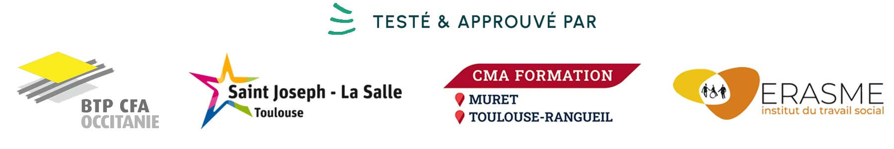 Des centres de formation satisfaits logo clients centres formation